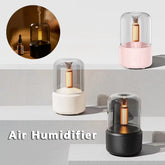 Candlelight Aroma Diffuser Portable Electric USB Air Humidifier With LED Night Light