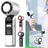 ICE Cold Fan Super Mini Turbos Speed Fan USB Powered Digital Display For Outdoor Camping Travel