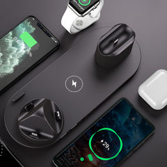 Wireless Charger For IPhone Fast Charger Watch 6 In 1 Charging Dock Station