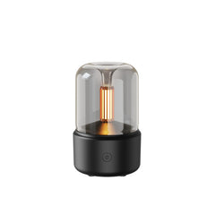 Candlelight Aroma Diffuser Portable Electric USB Air Humidifier With LED Night Light