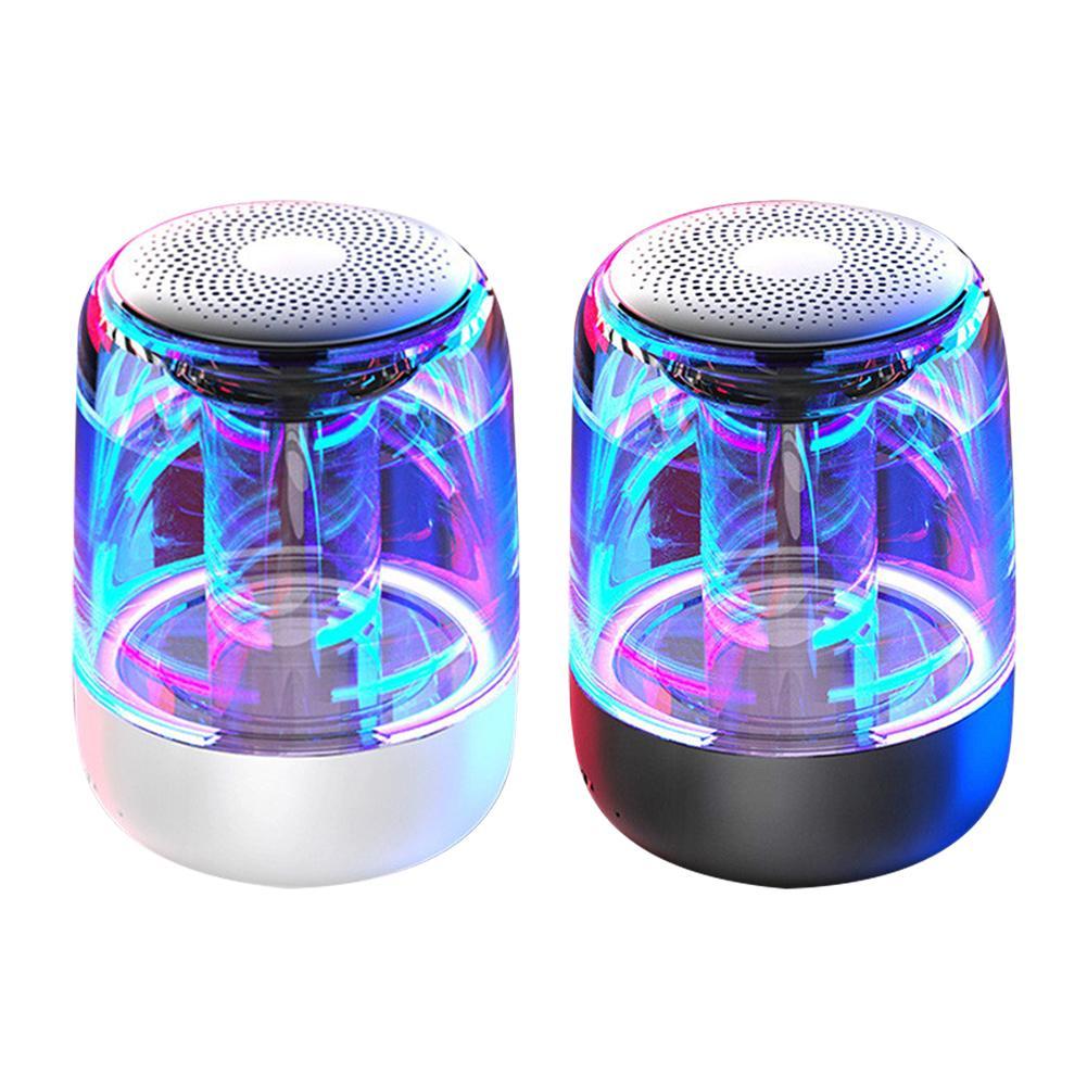 Wireless Bluetooth Speaker Powerful Bass Radio with Variable Color LED Light