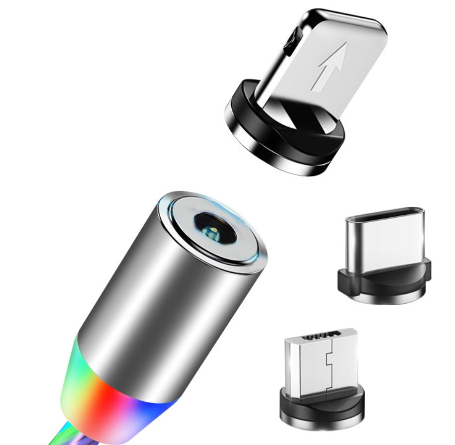 Compatible with Apple, Flowing Ligh Magnetic Streamer Data Line Cable