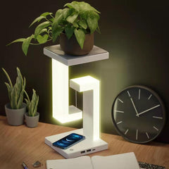 Creative Smartphone Wireless Charging Suspension Table Lamp Balance Lamp