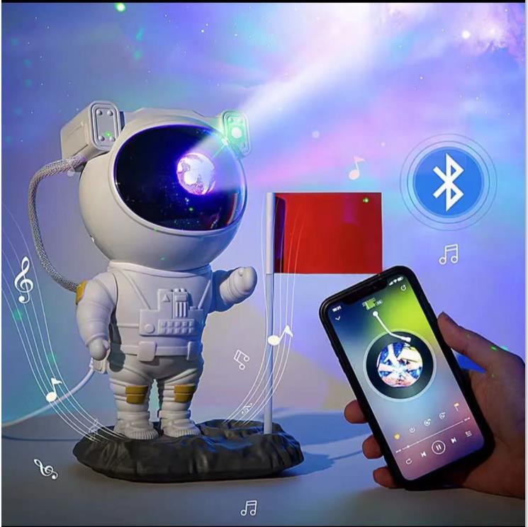 Creative Astronaut Galaxy Starry Sky Projector Nightlight USB Atmospher