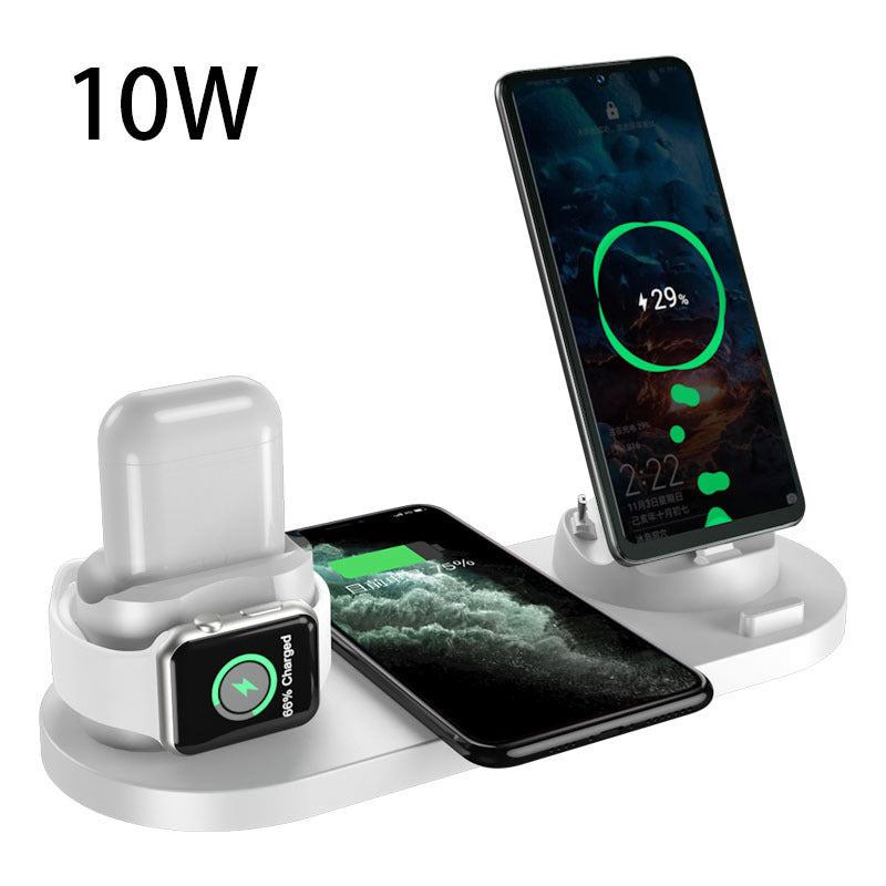 Wireless Charger For IPhone Fast Charger Watch 6 In 1 Charging Dock Station
