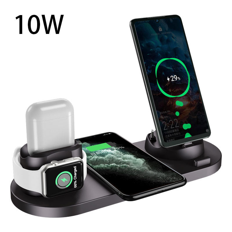 Wireless Charger For IPhone Fast Charger Watch 6 In 1 Charging Dock Station