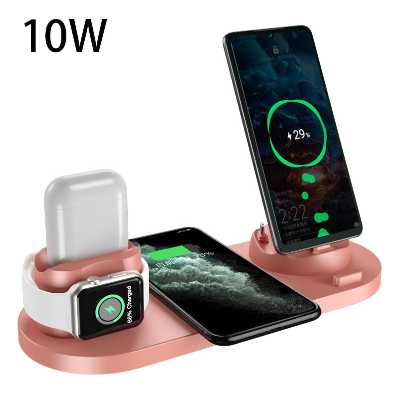 Wireless Charger For IPhone Fast Charger Watch 6 In 1 Charging Dock Station
