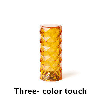 Touch Dimming Atmosphere Diamond Night Light Rose Projector Lamp Decor